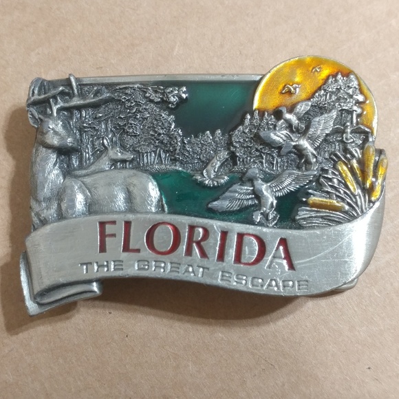 bergamot brass works belt buckle 1984